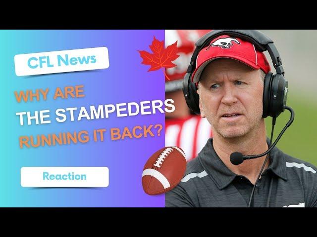 What are the Calgary Stampeders thinking? | Dave Dickenson stays as Coach/GM | CFL News Reaction