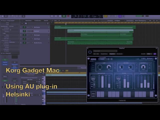 Korg Gadget for Mac - First Session