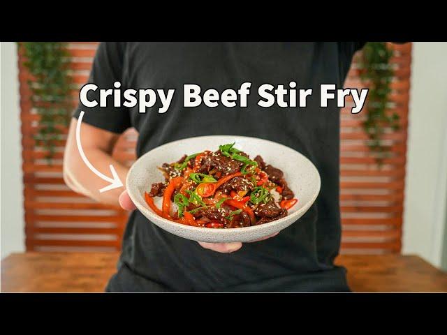 Crispy Beef Stir Fry | Easy Step By Step Guide