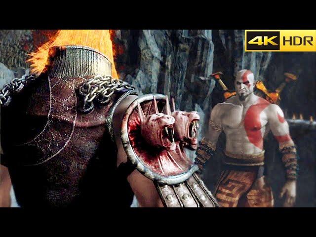 God Of War 1 Kratos Vs Ares Final Boss Fight 4K 60FPS HDR