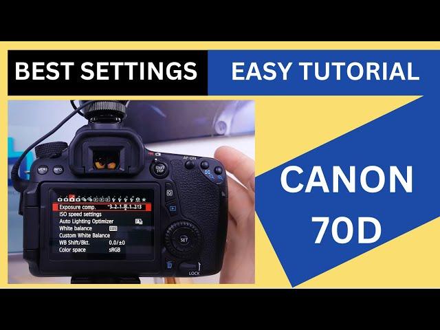 Canon 70D & 80D Full Tutorial & Best Settings for Photos & Videos (HINDI / URDU)