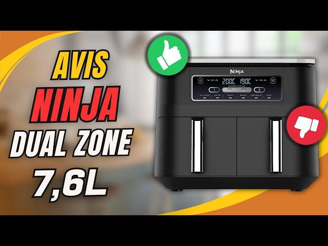 Airfryer Ninja Foodi Dual Zone (7,6L) | Digital | 2 TIroirs | Mon Avis Honnête ! (AF300EU)