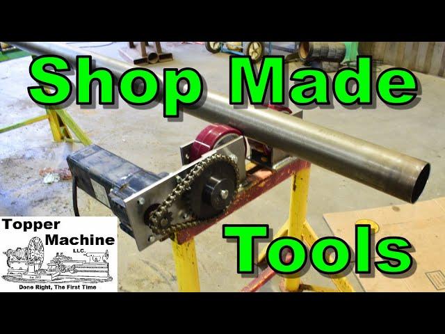 Shop Made Pipe Welding Positioner - Shop Made Tools - Topper Machine LLC