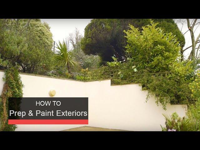 How to prepare and paint exterior surfaces with Wickes