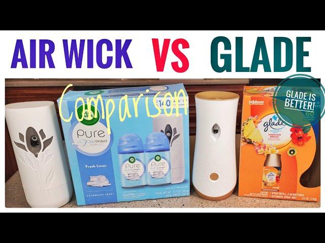 Air Wick vs Glade Automatic Air Freshener Spray    Why Glade is BETTER?