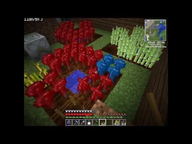 Minecraft Tutorial - Farming, Breeding, Tour, and a VERY brief crossbreeding intro for Tekkit Lite