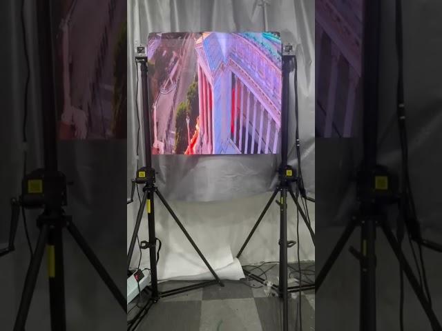 Rolling Up LED Display Screen, Foldable and Bendable LED Video Wall Panel #ledscreen