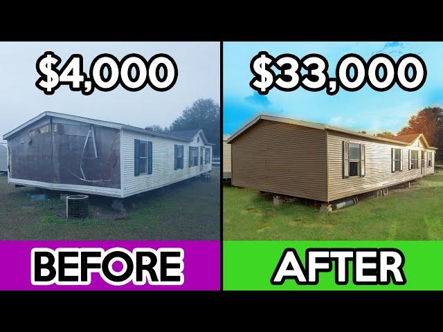 I Flipped a Mobile Home...Alone