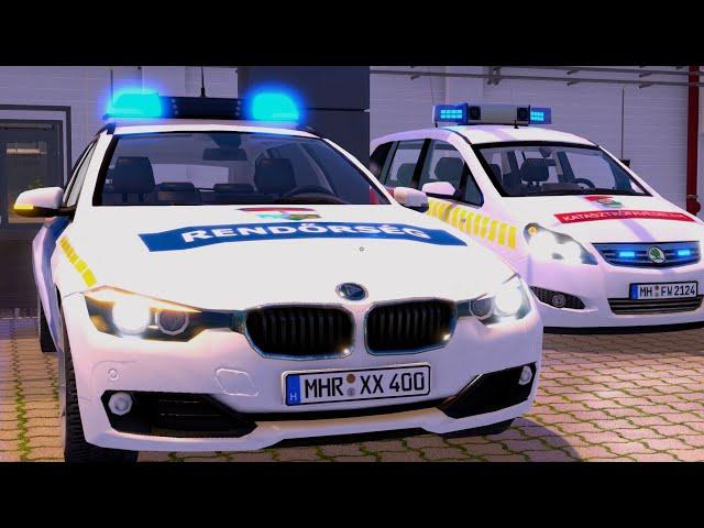 Emergency Call 112 Sim - Hungarian Police on Duty! 4K
