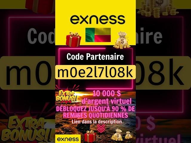 Code partenaire Exness | Code promotionnel Exness | Inscription Exness 2025 | Code : m0e2l7l08k