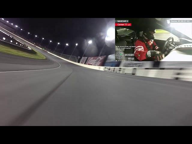 Porsche GT4 under the lights with JZilla at Charlotte Motor Speedway ROVAL