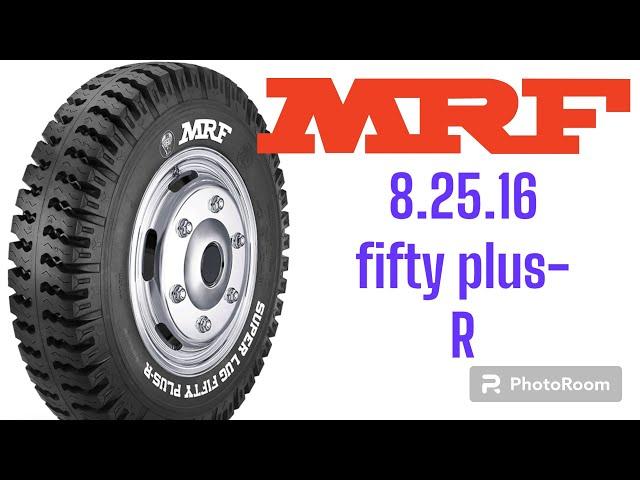 MRF 8.25.16 FIFTY PLUS-R TYRE#mrf #tata #truck #hasantyre