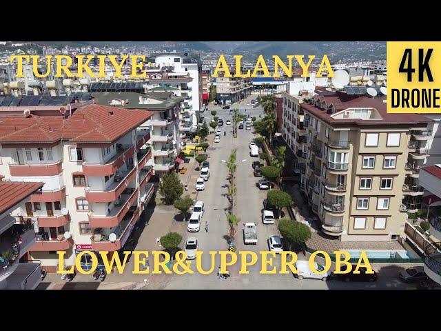 Turkiye Alanya/OBA District/OBA Lower & Upper/Drone 4K