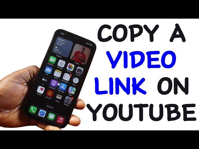 How to Copy a Video Link on YouTube