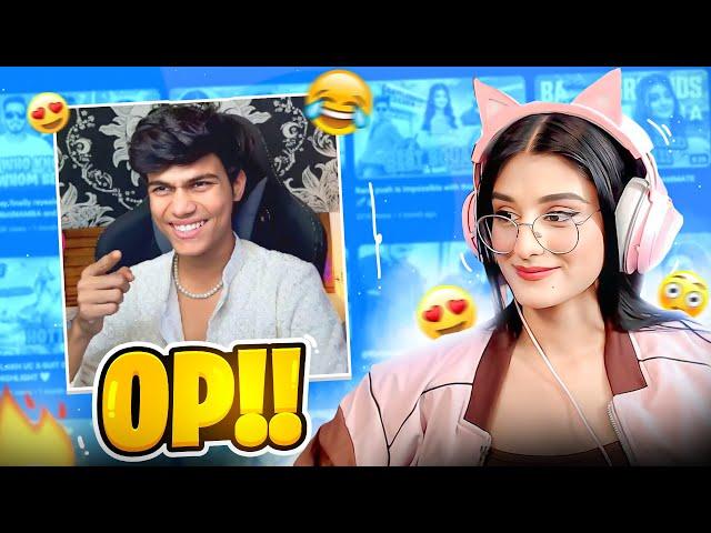 Payal reacts on @adarshuc || FUNNY Omegle reaction 