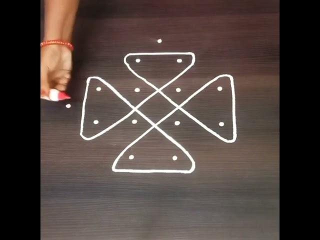 Best & Cute Daily rangoli designs #muggulu  #kolams  #shorts