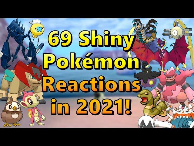 My 2021 Shiny Pokémon Reaction Compilation!  Sword and Shield, BDSP Shiny Reactions