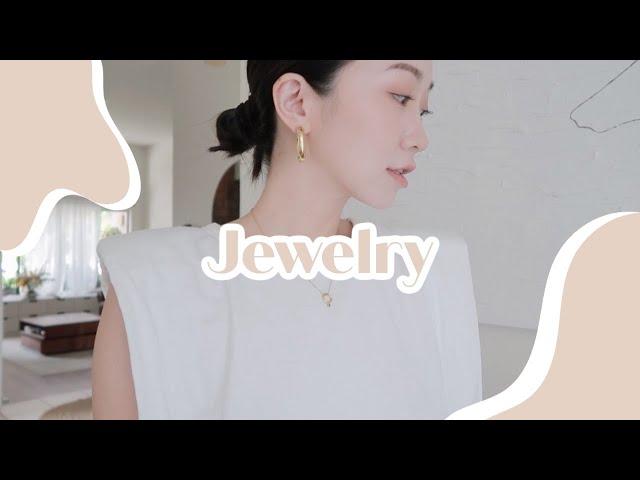 JEWELRY COLLECTION ｜首饰合集｜平时戴得最多的耳环｜钻戒分享｜首饰收纳｜平时被问到最多的手链