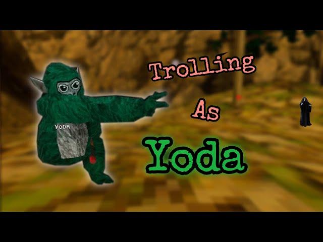 Trolling as YODA (I used THE FORCE) | Gorilla Tag VR