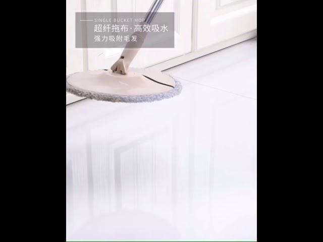 Single Bucket mop, 90 degree zero blind spot mop.