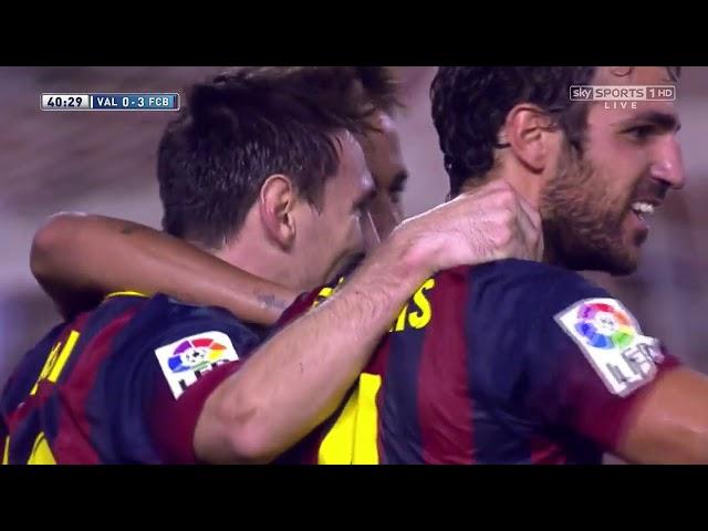 Cesc Fàbregas vs Valencia (Away) 2013-14 HD 1080i