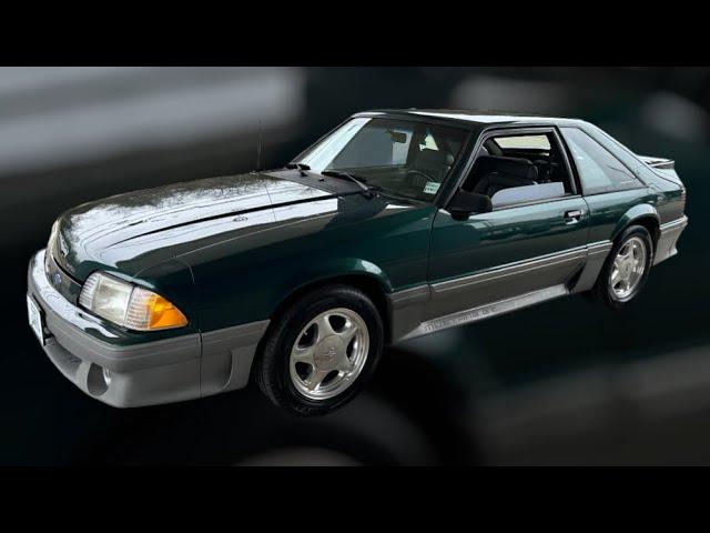 Test Drive 1993 Ford Mustang GT SOLD $13,900 Maple Motors #2477