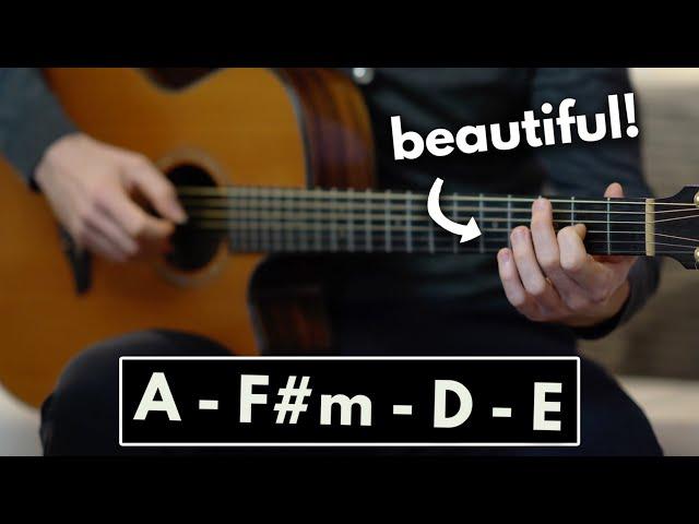 Simple Yet Beautiful Chords on Acoustic Guitar