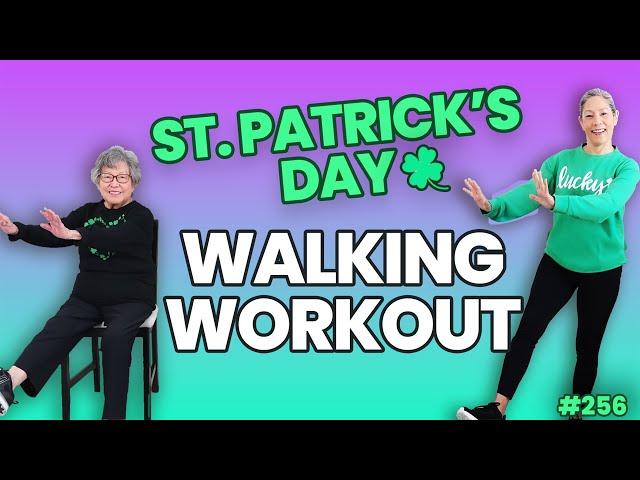 10 Min Gentle Walking Workout: Seniors & Beginners (St. Patrick’s Day Fun)