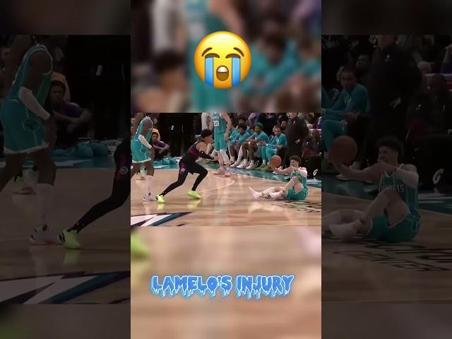 LaMelo Injury #nba #lameloball #basketball #edit #injury #nbaplayer #sad