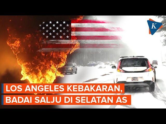 "Anomali" di Amerika, Los Angeles Kebakaran, Kota Lain Badai Salju