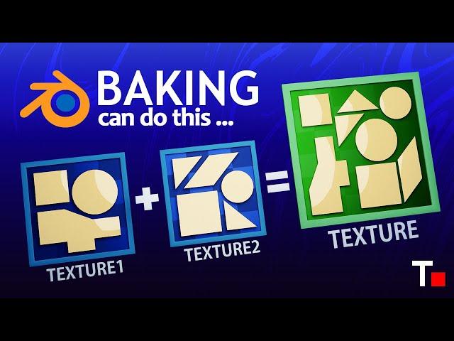 Fast way to combine multiple textures into one | Blender | Bake | UDIM