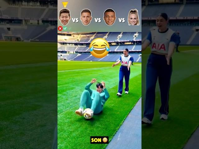 Mbappe VS Son VS Hazard VS Lehmann - Tricky Shot challenge 