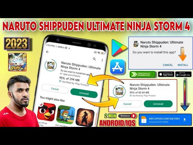 Naruto Shippuden Ultimate Ninja Storm 4 Android Download | How To Download Naruto Shippuden Storm 4