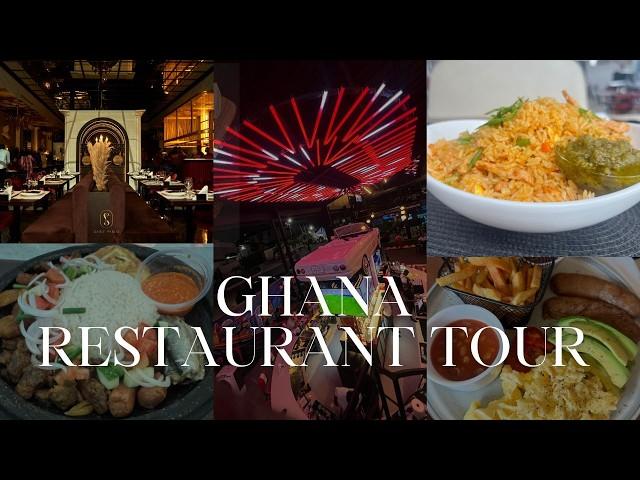 BEST RESTAURANTS IN ACCRA, GHANA!