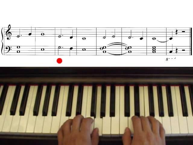 Theme from 'The New World' Symphony, John Thompson`s easiest piano course, part 2