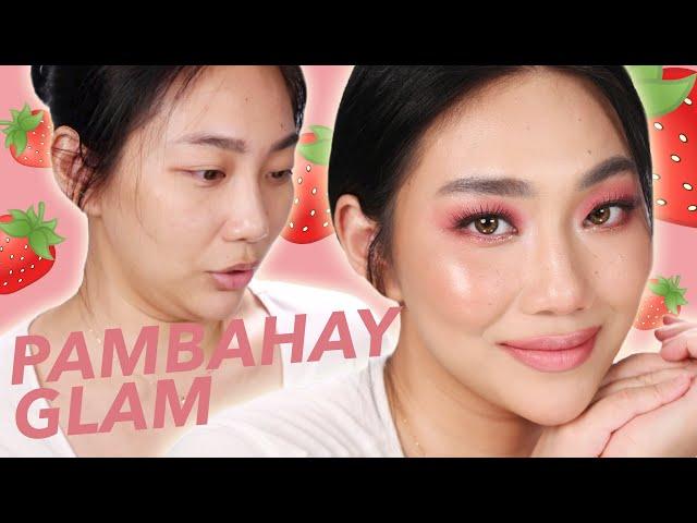 PAMBAHAY GLAM USING ONLY LOCAL PRODUCTS (may PLOT TWIST nga lang ) | Raiza Contawi