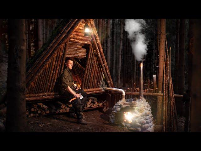 Asbjorn Bushcraft: Outdoor Stone Stove with Air Heating System