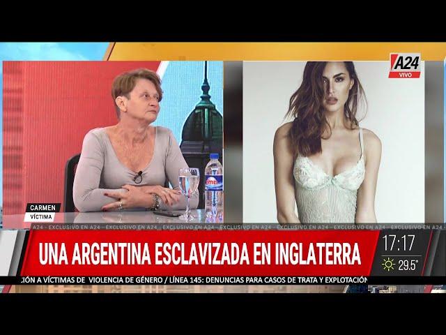  ESCLAVIZADA POR UNA MODELO ARGENTINA EN INGLATERRA