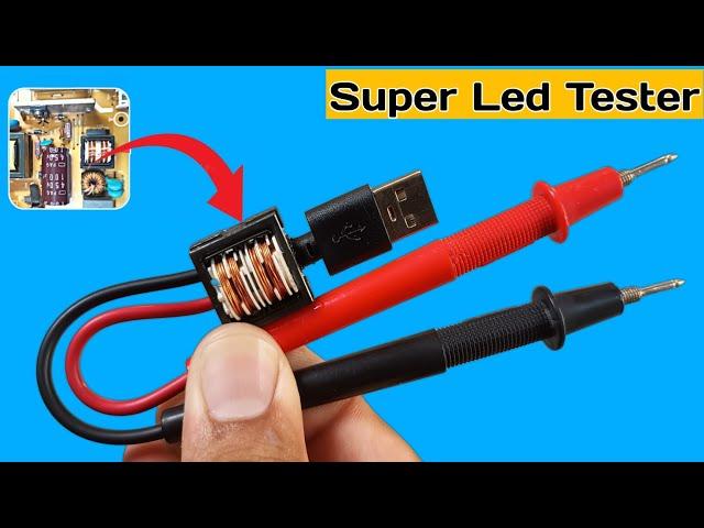 Make universal led tester || Diy led tester using inductor coil || led tester