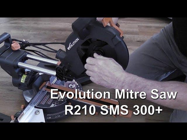 R210 SMS 300+ Evolution Power Tools Mitre Saw (Unboxing and Assembly)