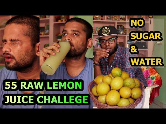 55 RAW Lemon Juice Drinking Challenge | No Suger No Water | EP 7 | Vijay Immanuel and Haree krishnaa