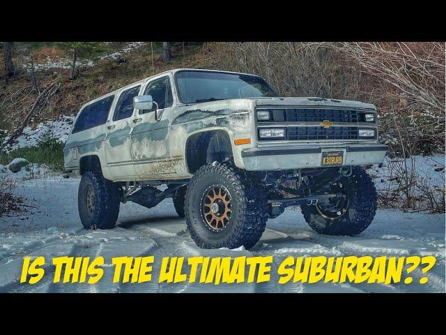 This is why I built this thing!!!  Family road trip to Montana in the Cummins Squarebody Suburban!!