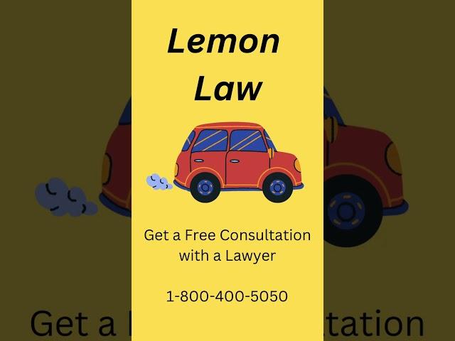 Lemon Law Commercial  