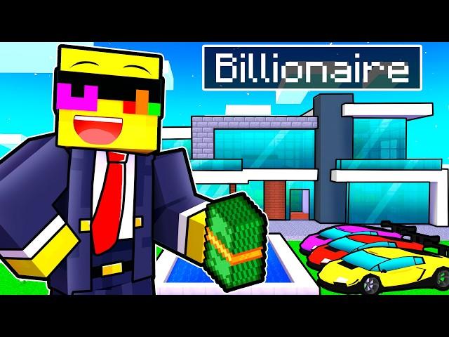 I Became A BILLIONAIRE In Minecraft!