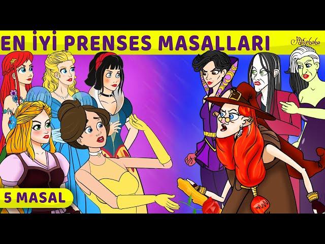 En İyi Prenses Masalları | 5 masal | Sindirella | Pamuk Prenses | Rapunzel | Adisebaba Masallar