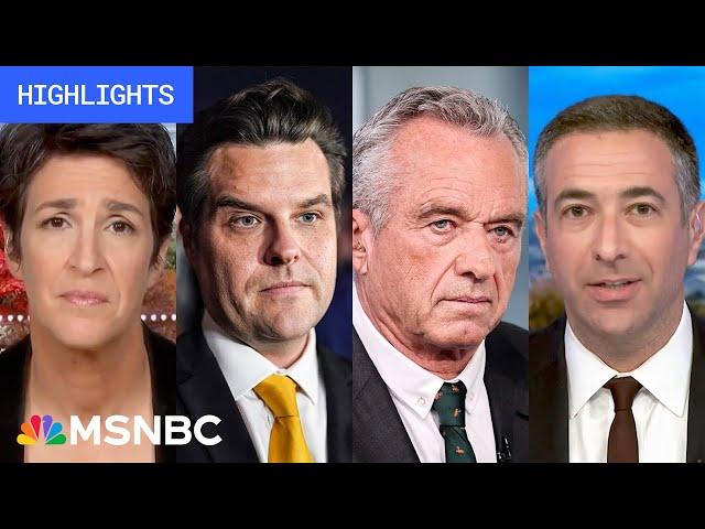 Trump Transition Coverage  - Nov. 14 | MSNBC Highlights