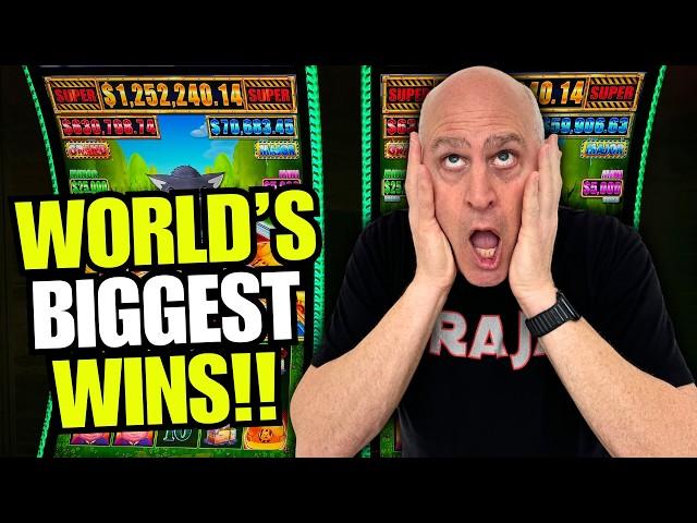 MY BIGGEST JACKPOT WINS EVER ON HUFF N' PUFF SLOTS!
