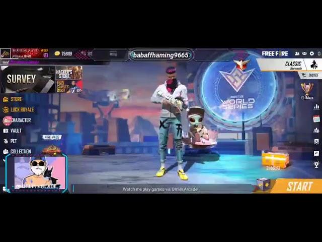 free fire live white baba gaming