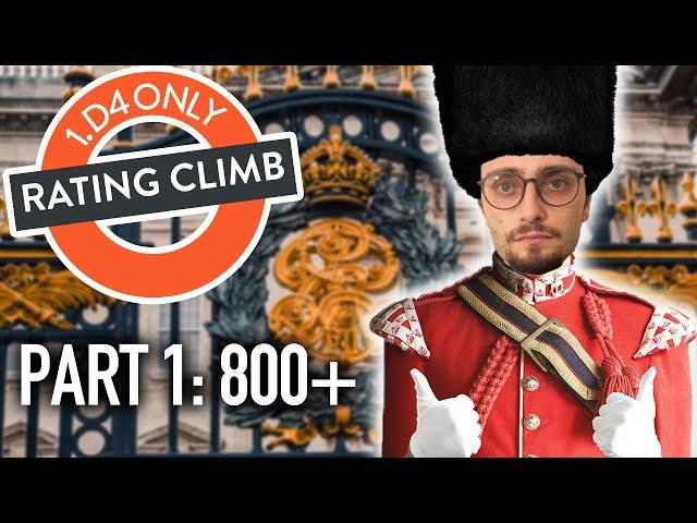 1. d4 ONLY Climb BEGINS | Part 1: 800+ London, Stonewall, Catalan