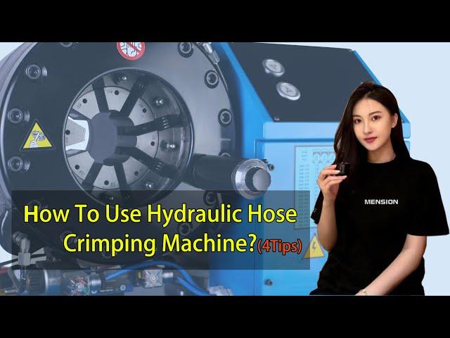 Hydraulic Hose Crimping Machine Operate Steps Introduction Video